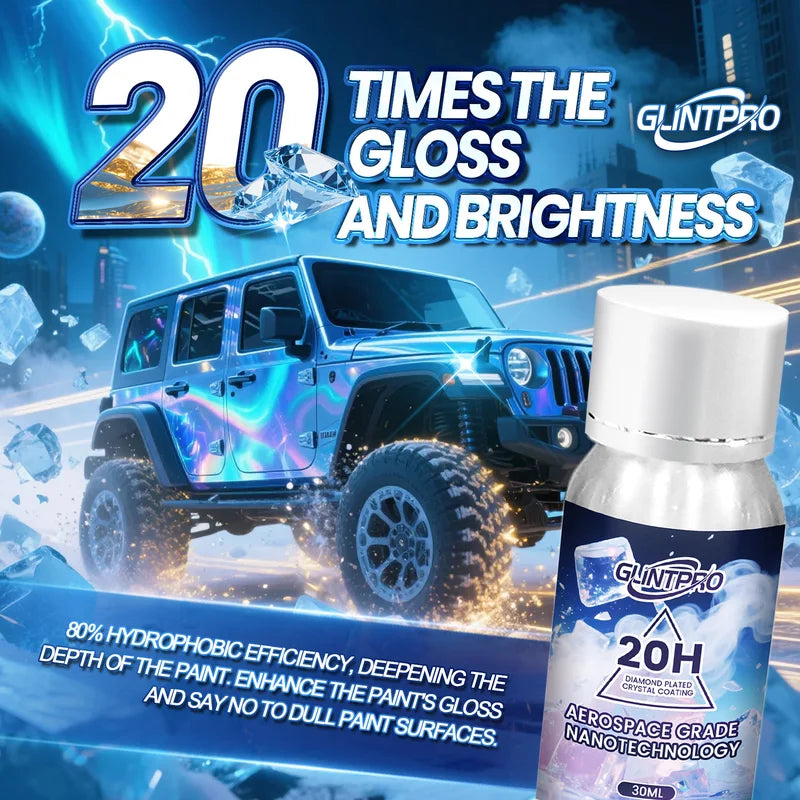 20H Ceramic Car Coating - High Gloss Hydrophobic Scratch Protection 30ml