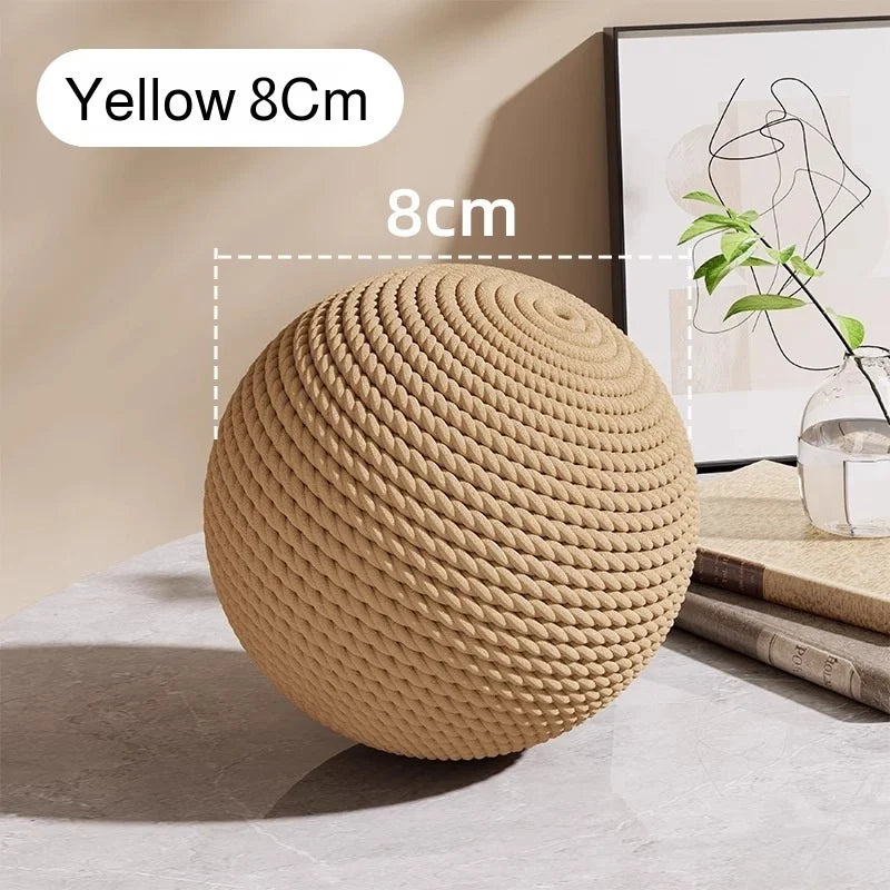 Interactive Sisal Cat Toy Ball for Cats and Kittens - Chew & Teeth Cleaning
