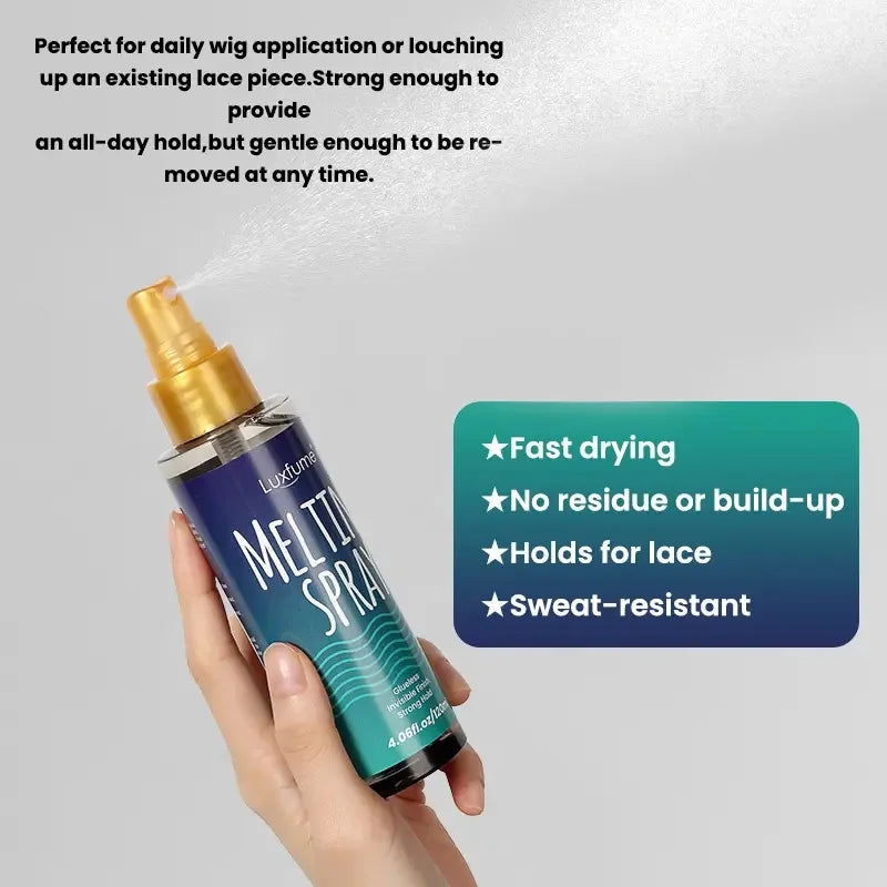 Melting Spray for Lace Wigs Hair Styling Gel & Wig Installation Kit