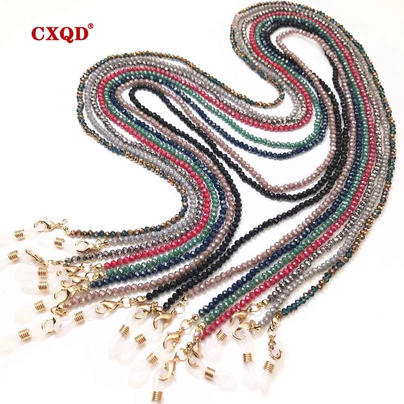 Fashion Eyewear Chain for Women Sunglasses & Mask Lanyard Beaded Necklace