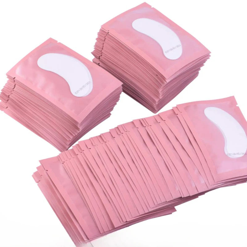 Eyelash Extension Under Eyelid Patches 50 Pairs Lash Building Stickers for False Lashes