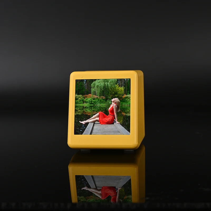 Smart WiFi Weather Clock with Animation Display and Photo Album