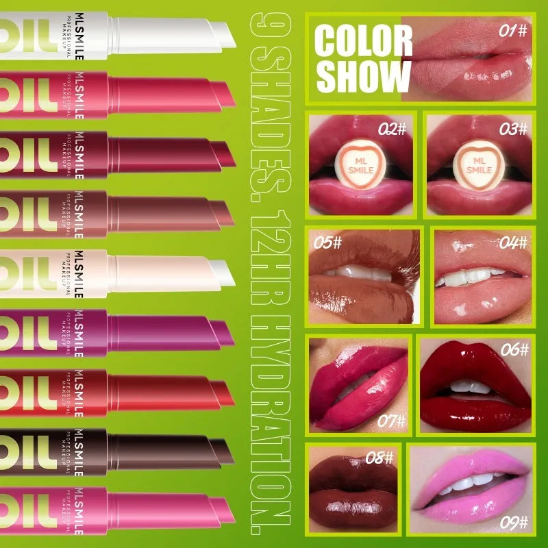 Multicolor Lip Gloss Lipstick with Hydrating Long-Lasting Shine - 2g