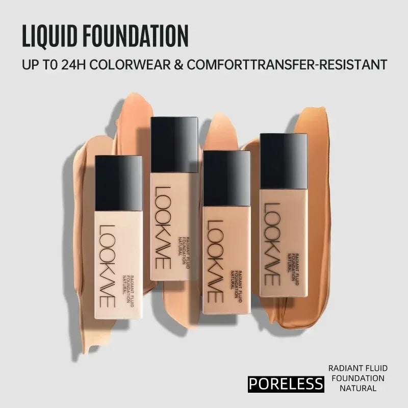 High Coverage Liquid Foundation with Matte Finish for Long-Lasting Makeup