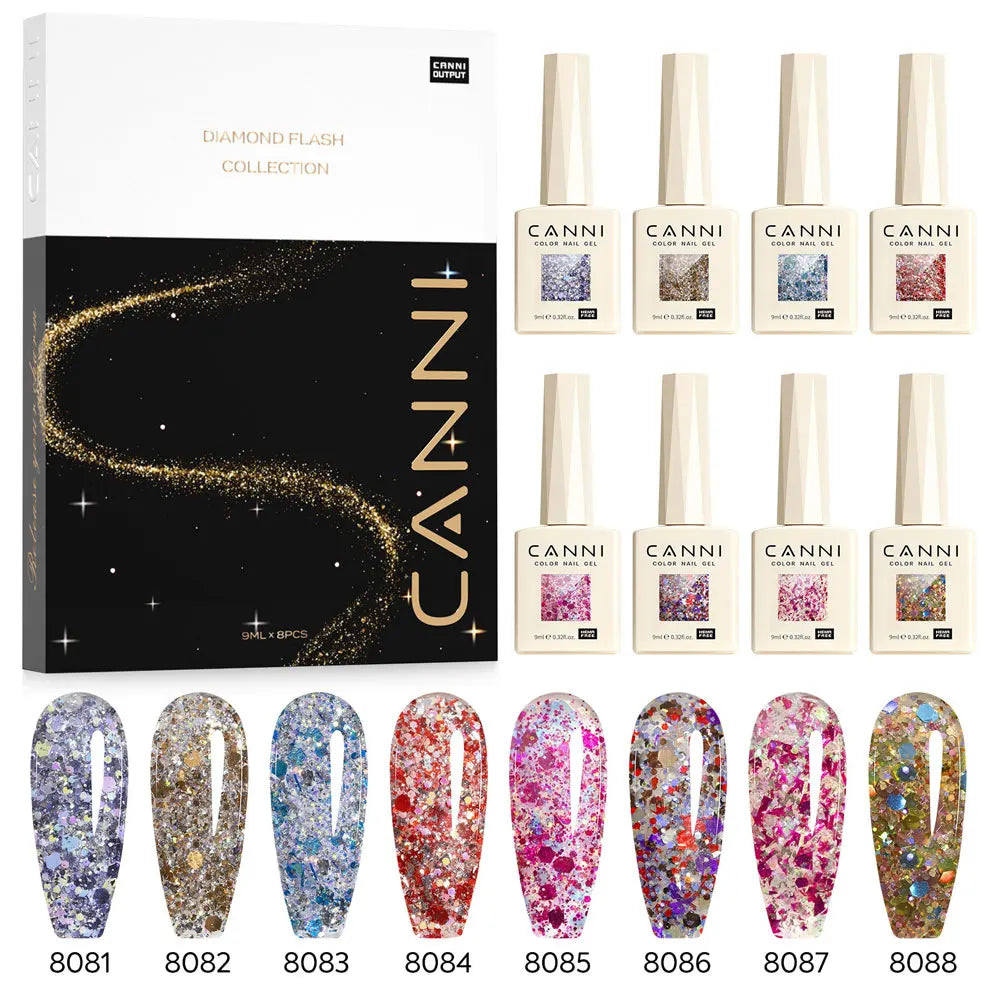 HEMA-Free Nail Gel Polish Kit - 9ml Color Set for UV & LED Manicure