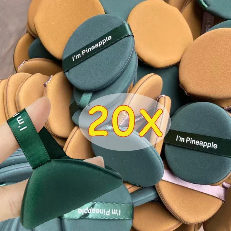 20 Pcs Makeup Sponge Air Cushion Double-Sided Beauty Blenders for Wet & Dry Use