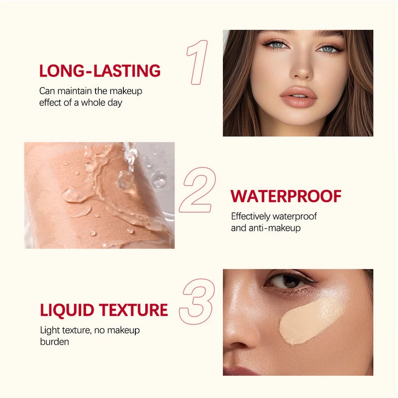 Matte Blur Balm Foundation Concealer - Long-Lasting, Natural Finish