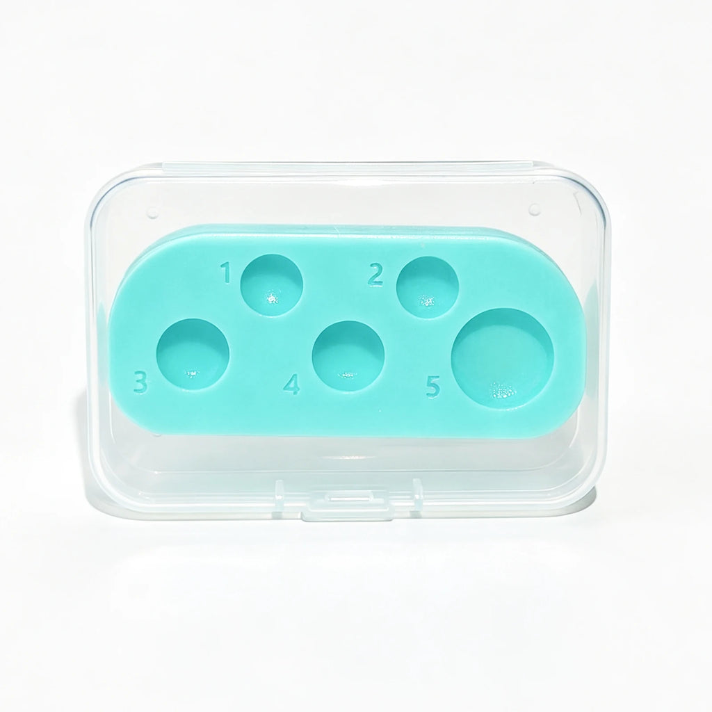 Rectangular Silicone Makeup Palette with 5 Functions for Lash & Brow Lamination