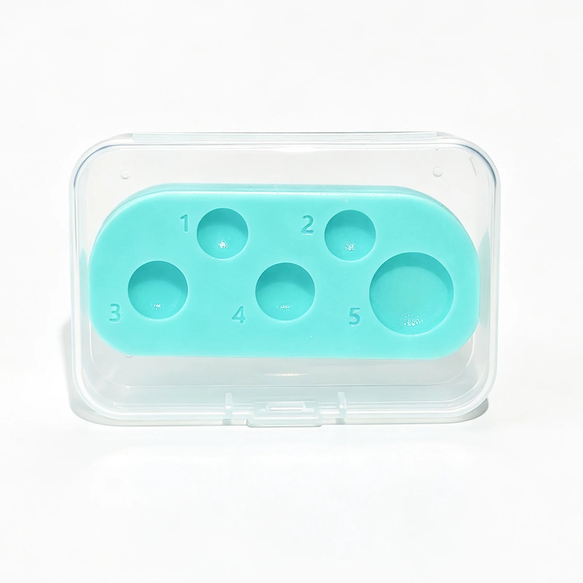 Rectangular Silicone Makeup Palette with 5 Functions for Lash & Brow Lamination