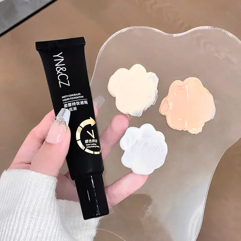 White Liquid Foundation for Halloween Cosplay Waterproof Full Coverage Face Paint