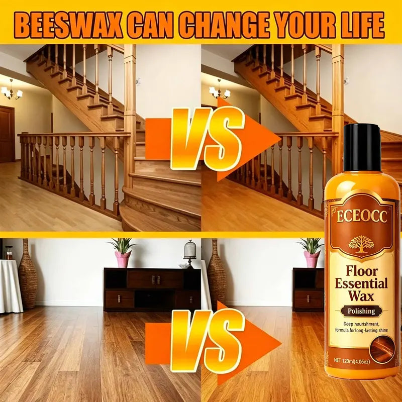 Natural Beeswax Furniture Repair Wax - Waterproof Wood Polish for Indoor Surfaces