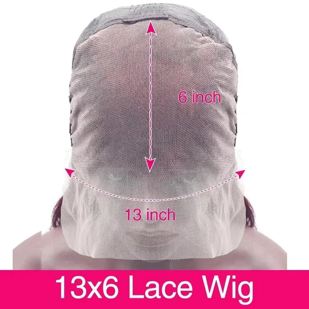 Human Hair Wig 13x4 13x6 HD Transparent Lace Front Wigs Pre-Plucked 200-220 Density