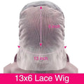 Human Hair Wig 13x4 13x6 HD Transparent Lace Front Wigs Pre-Plucked 200-220 Density