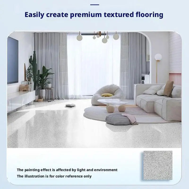 High-Gloss Marble Effect Epoxy Floor Coating Waterproof Garage Paint 500ml