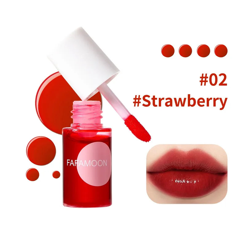 WaterTint Lip & Cheek Waterproof Lip Gloss - Long-Lasting Non-Stick Tint