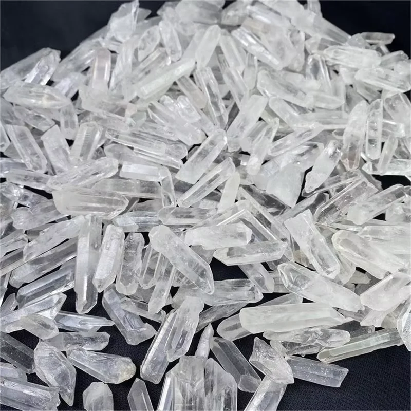 Natural Clear Quartz Crystal Wands for Meditation & Spiritual Healing – Raw Stone Points