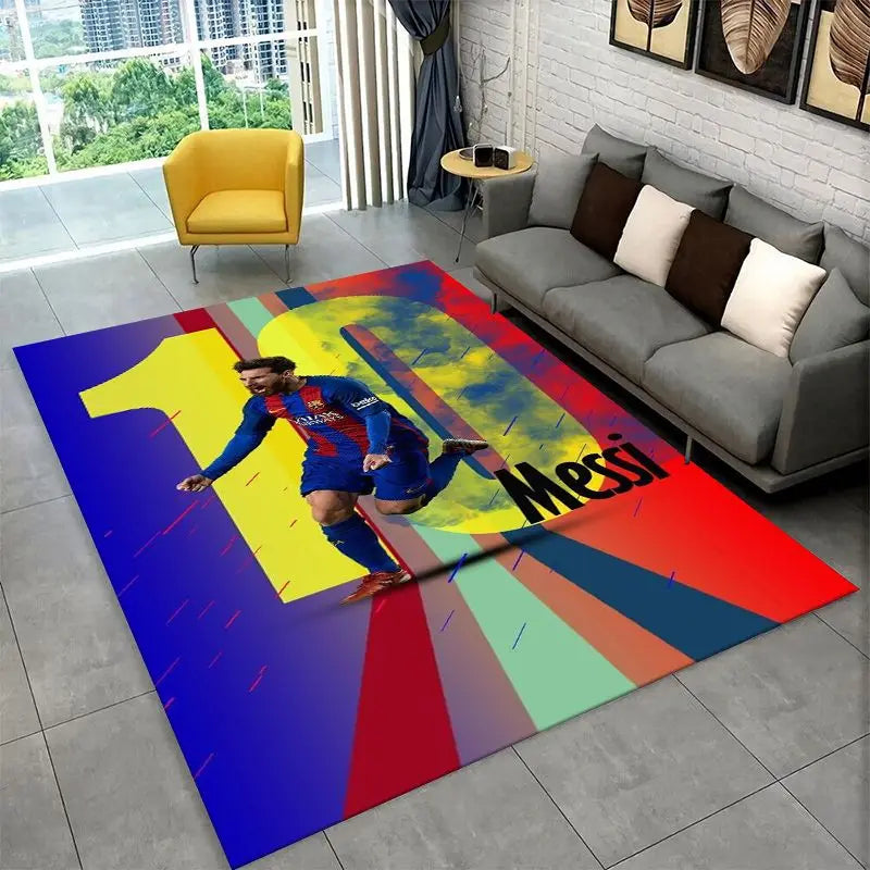 Non-Slip Area Rug for Living Room and Bedroom - Soft Carpet Floor Mat