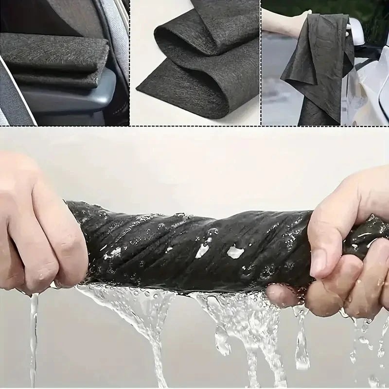 Reusable Glass Cleaning Cloth - Thickened, Streak-Free Window Towel for Home & Kitchen