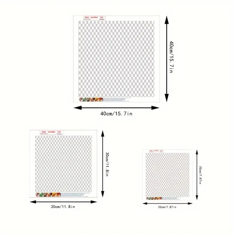 Diamond Painting Kit with Grandparents Theme - Full Round Diamond Art Set