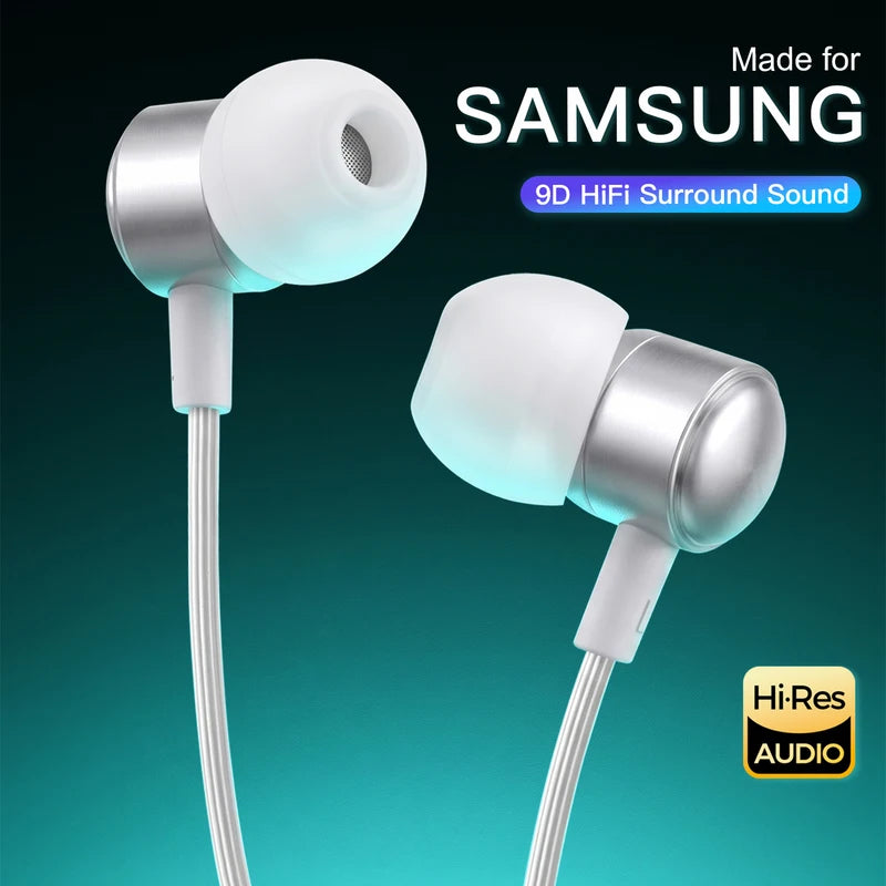 Wired Noise Reduction In-Ear Headphones with HD Mic for Smartphone and Tablet