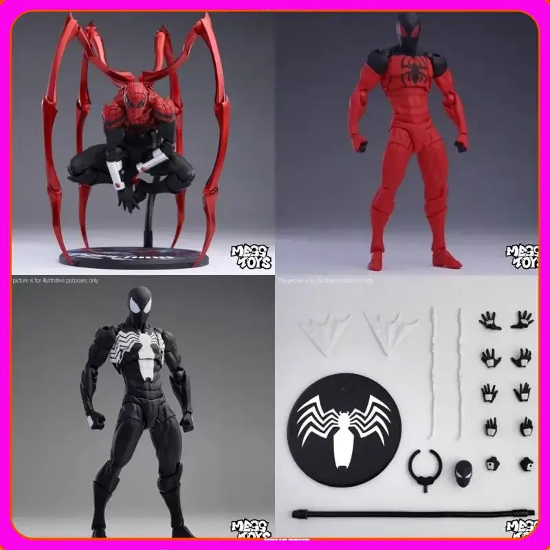 Joint Movable Action Figure Model - Scarlet Spider Battle Suit PVC Toy Gift