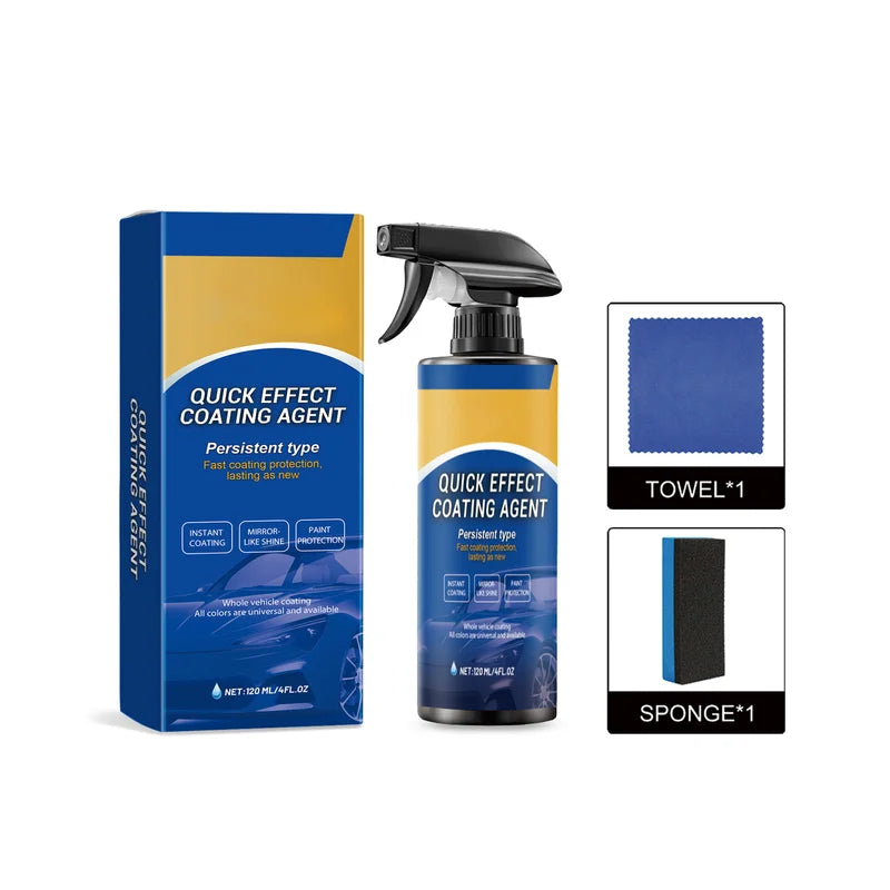 Car Nano Ceramic Wax Coating Spray Quick-Dry Polish Anti-Scratch Protection 120ML