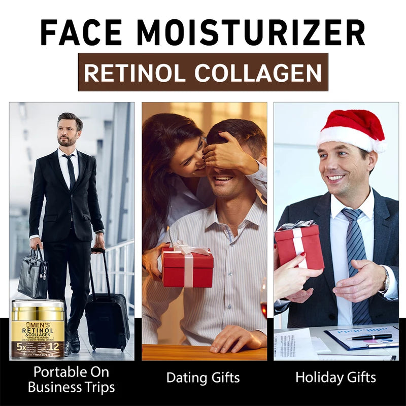 Men's Anti-Aging Face Cream with SPF 20 - Firming & Hydrating Moisturizer
