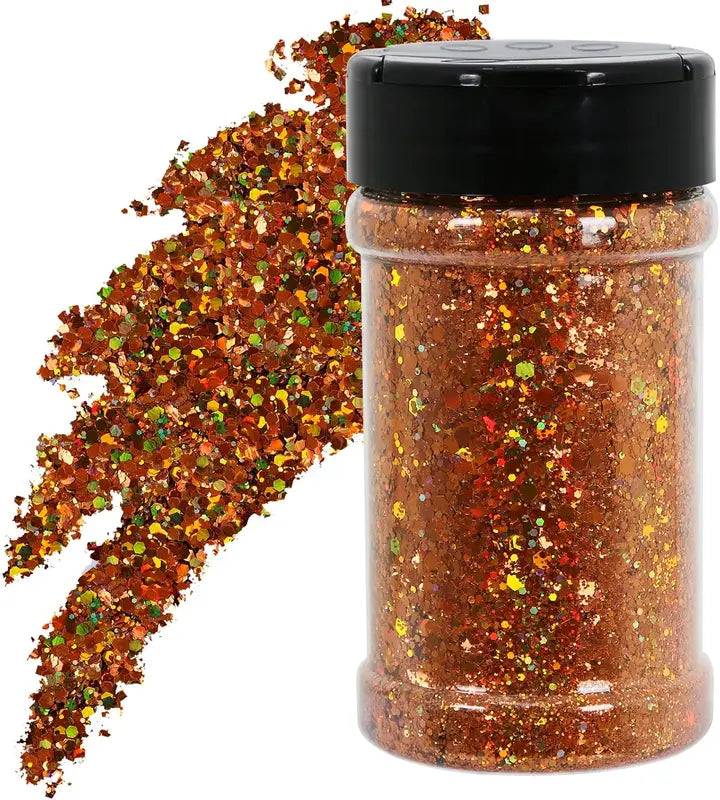 Silver Holographic Nail Glitter Mix 50g Chunky & Fine Glitter for Nail Art & Crafts