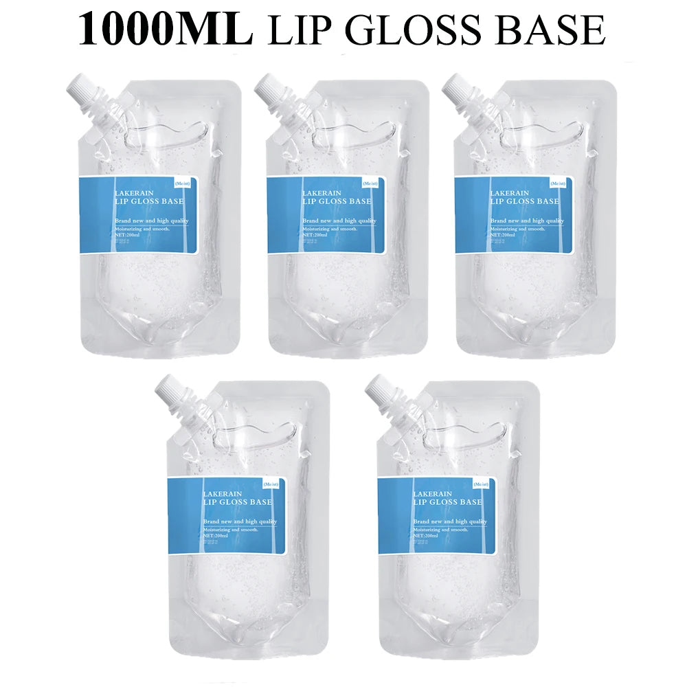 Lip Gloss Base Gel 200ml Bulk DIY Moisturizing Lipstick Making Material