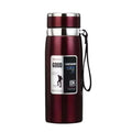 Insulated Stainless Steel Water Bottle with Handle - Leakproof, Outdoor Use