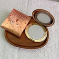 Dual-Color Shimmer Blush Powder for Face Contouring & Youthful Look