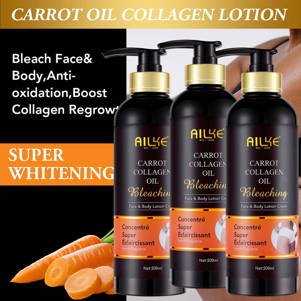 Natural Collagen Skin Whitening Serum for Face & Body - Reduce Dark Spots & Moisturize