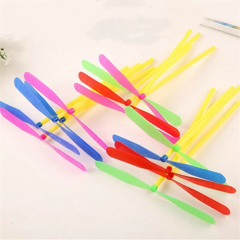 50 Pcs Outdoor Flying Dragonfly Propeller Toys Kids Game - Classic Plastic