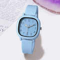 Women's Quartz Wrist Watch with Silicone Strap - Casual Elegant Gift