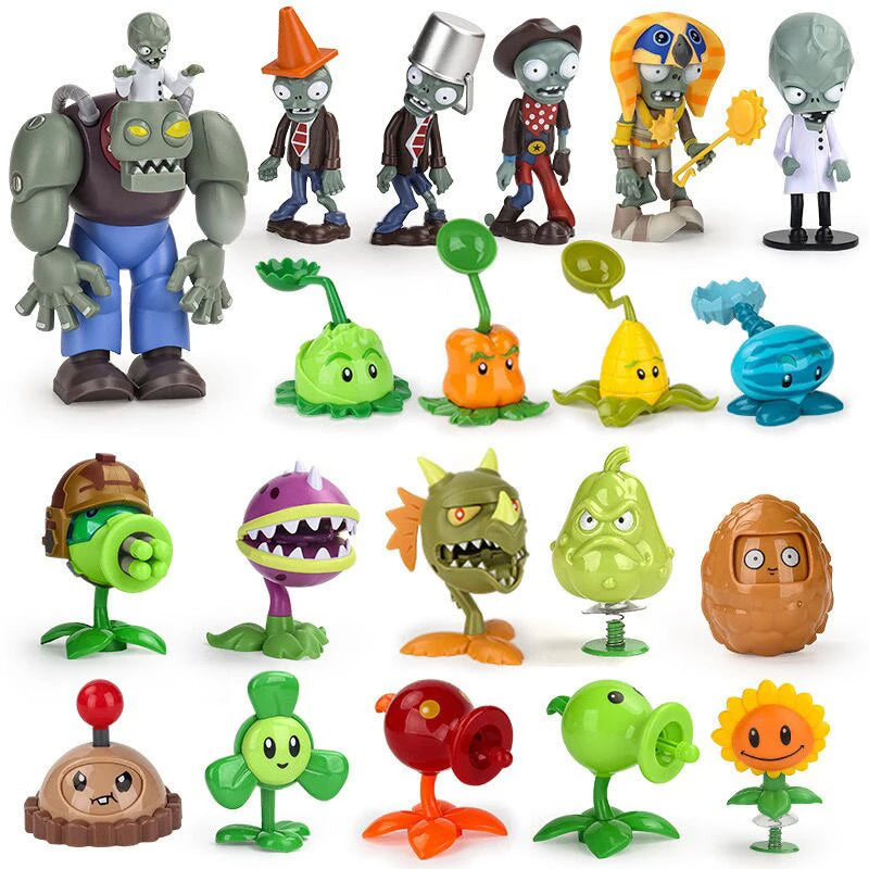 Plants vs Zombies Pea Shooter Boss Action Figure Toy - Kids Gift, PVC Material
