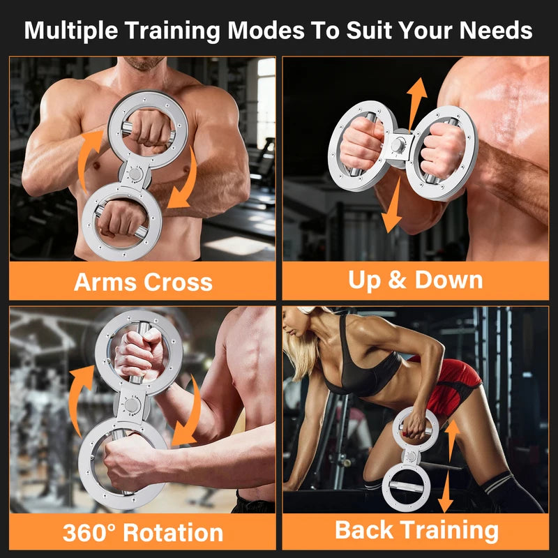 Adjustable Grip Strength Trainer Machine for Forearm Workout 8-15 lbs