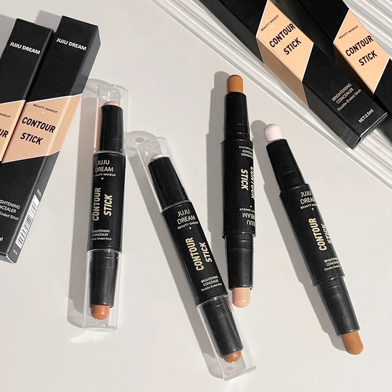 Dual-Ended Contouring & Highlighting Stick for Face Nose & Cheeks - All Colors