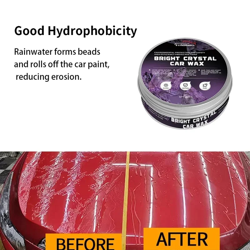 Car Crystal Plating Wax Set Nano Ceramic Coating Scratch Remover Polishing Paste