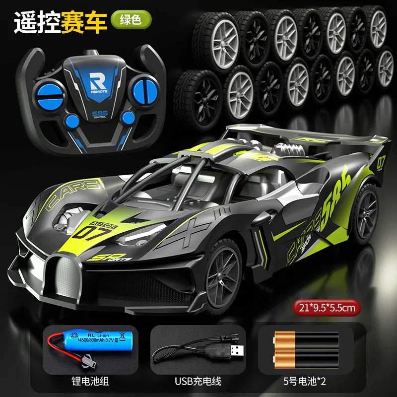 High Speed Off-Road RC Car Toy Drift Racing Vehicle for Kids - Multiple Colors
