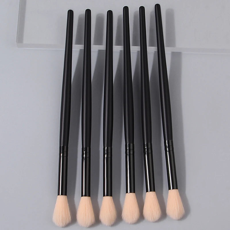 Champagne Makeup Brush Set with Highlight, Eyeshadow & Nose Brushes - Soft Bristles