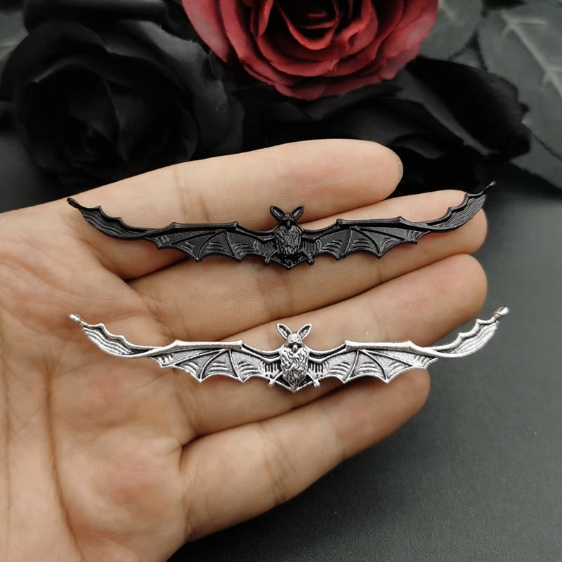 5 Pieces Gothic Vampire Bat Pendant Halloween Craft Accessories