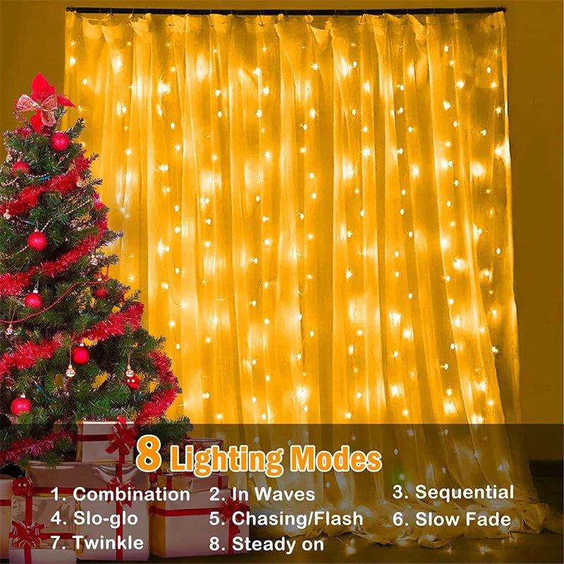 Outdoor Waterproof Solar Fairy String Lights for Garden Yard Wedding Party Decor