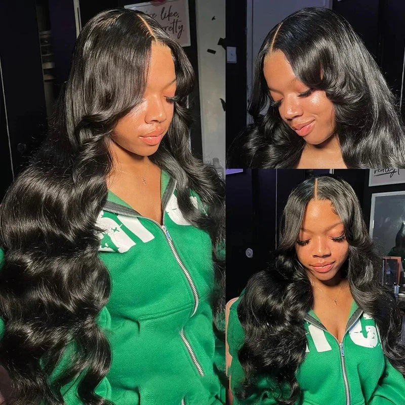 High Density Human Hair Wigs 18-44 Inch Body Wave Lace Front & Closure