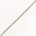 2mm Cubic Zirconia Chain Necklace Dainty Thin Tennis Choker Jewelry for Women