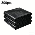 Large Black Transparent Heavy-Duty Garbage Bags 100-300pcs Outdoor Kitchen Trash