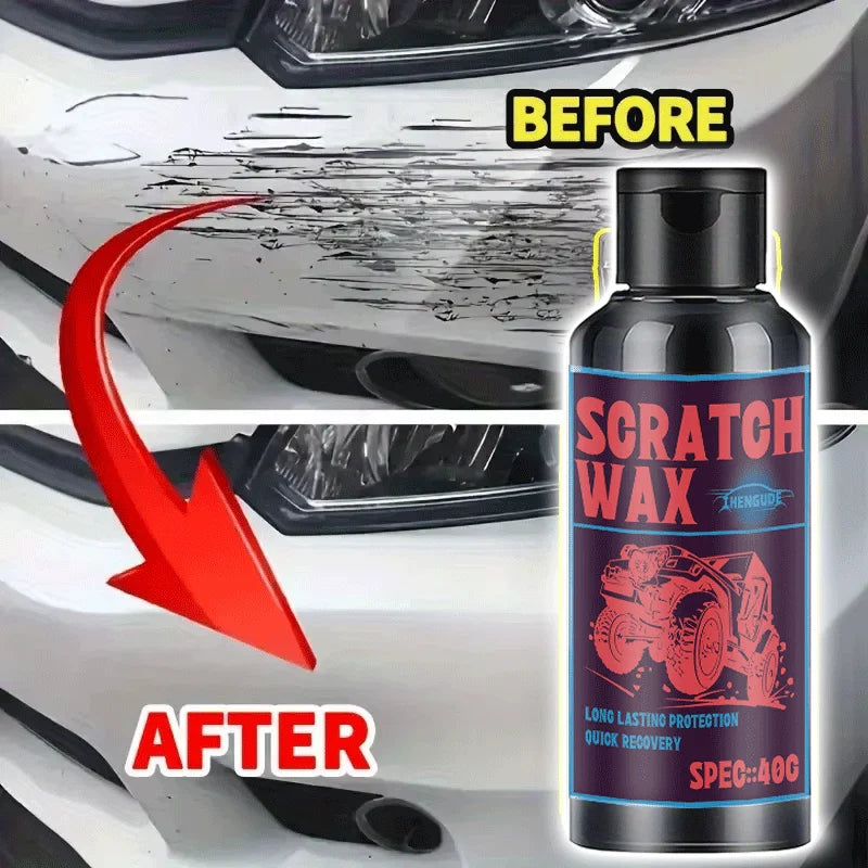 Car Scratch Repair Wax - Light Scratch & Swirl Remover for Paint Shine