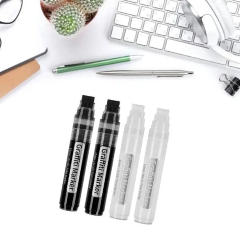 Large Acrylic Paint Pens 15mm Wide Tip for Drawing and Craft Projects