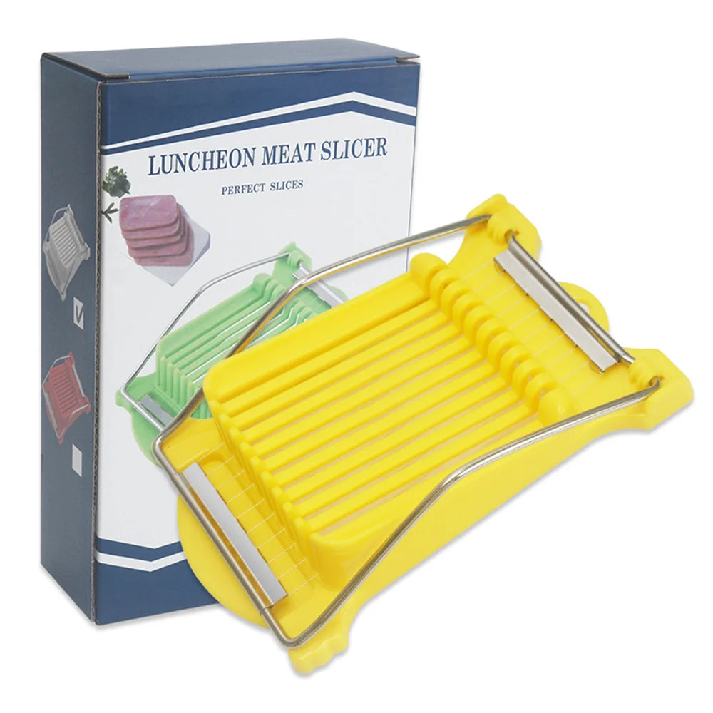 Stainless Steel Food Slicer for Meat Cheese Eggs Kitchen Tool BPA-Free