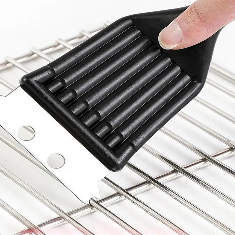 8-Inch Heavy Duty Stainless Steel Grill Brush for Outdoor Cooking Cleaning
