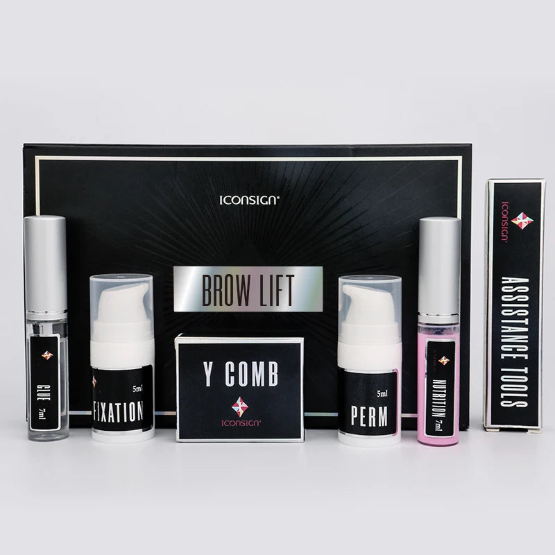 Eyebrow Lift Kit - Professional Brow Perm & Makeup Tools Set with Multiple Colors